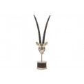 Deco object Antelope Head Pearls, H79x43x18cm
