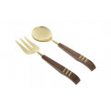 Salad server, golden, s/2, L28cm