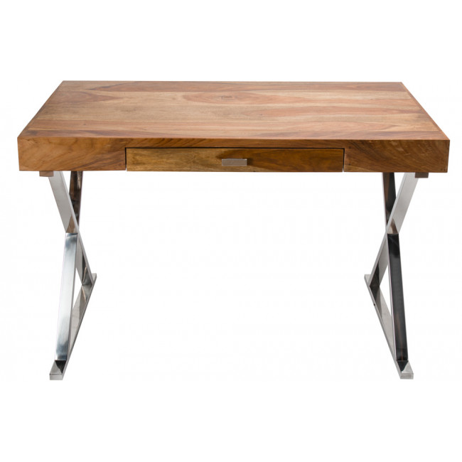 Desk Smile with 1 drawer, sheesham wood, 120x55x7cm