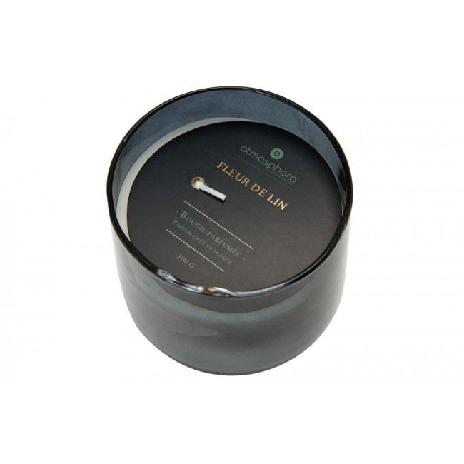 Scented candle Bili, linen fragrance 300g, D8.5xH7.5cm