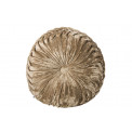 Decorative pillow Saksija 8, velvet, taupe, D40cm