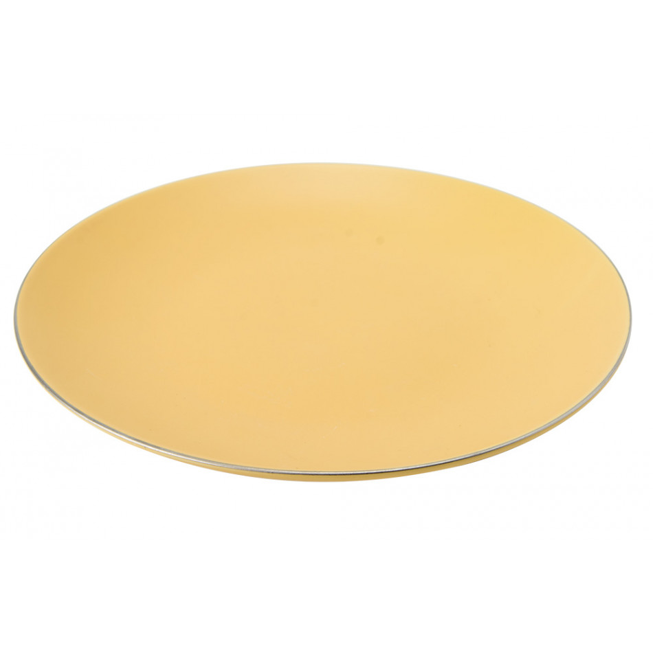 Plate Wally, mustard, 22.8cm