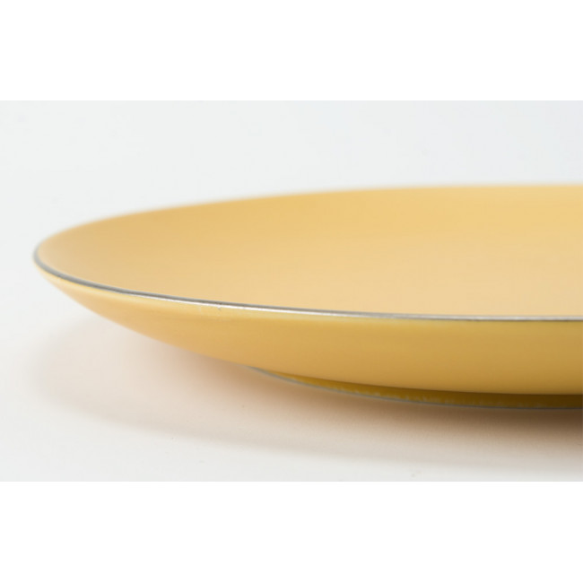 Plate Wally, mustard, 22.8cm