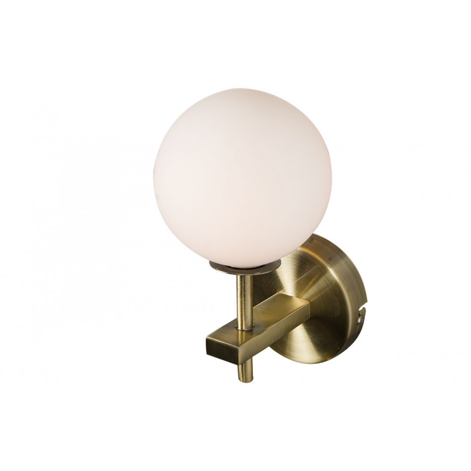 Sienas lampa Rossi,balts/ bronza, 10x16x20cm, G9LED3.5Wx1pcs
