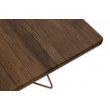 Coffee table Elstar, copper legs, 60x60cm H46cm