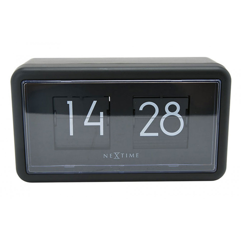 Wall/table clock Black, 18x10x7cm