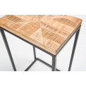 Side table Splita L, mango, 35x25x59cm