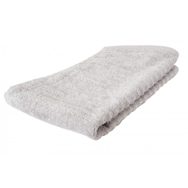 Bamboo towel Stripe, 30x50cm, glacier grey colour, 550g/m2