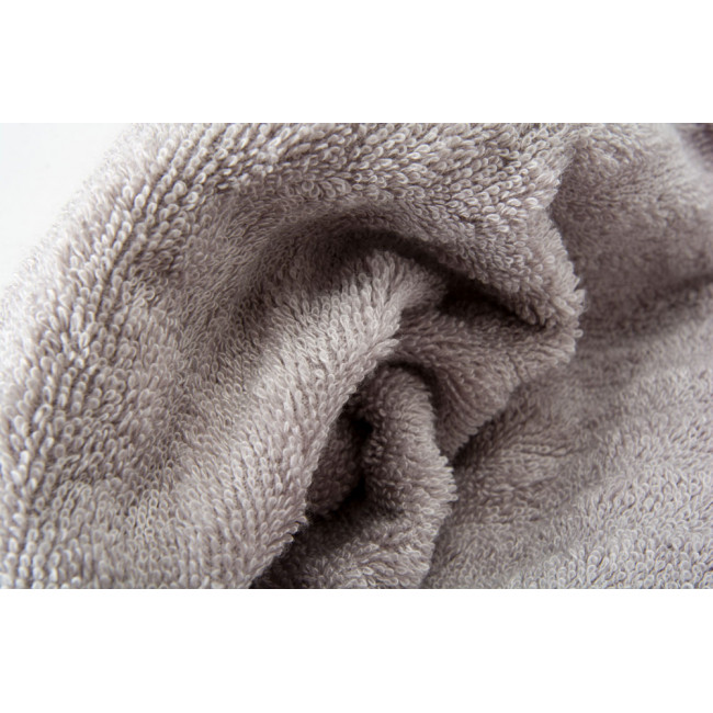 Bamboo towel Stripe, 30x50cm, glacier grey colour, 550g/m2