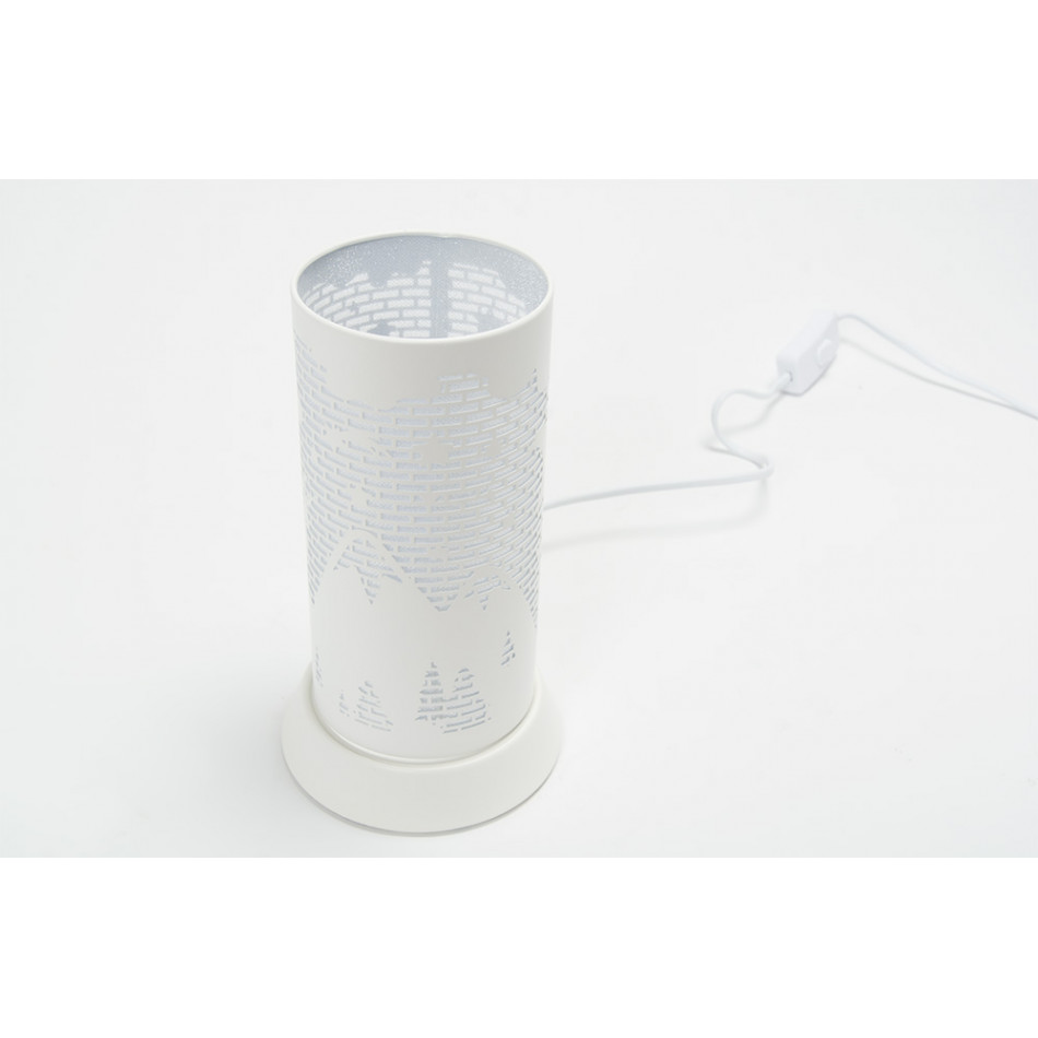 Table lamp White scenary, D12 H21cm 
