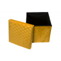 Box Liam, yellow, 38x38x38cm