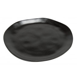 Deserta šķīvis Terre, melns, D20cm