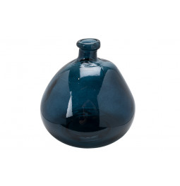 Vāze Uly, zila,  stikls, D23cm