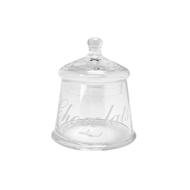 Bocal Chocolat, glass,  H14x12cm 04 l