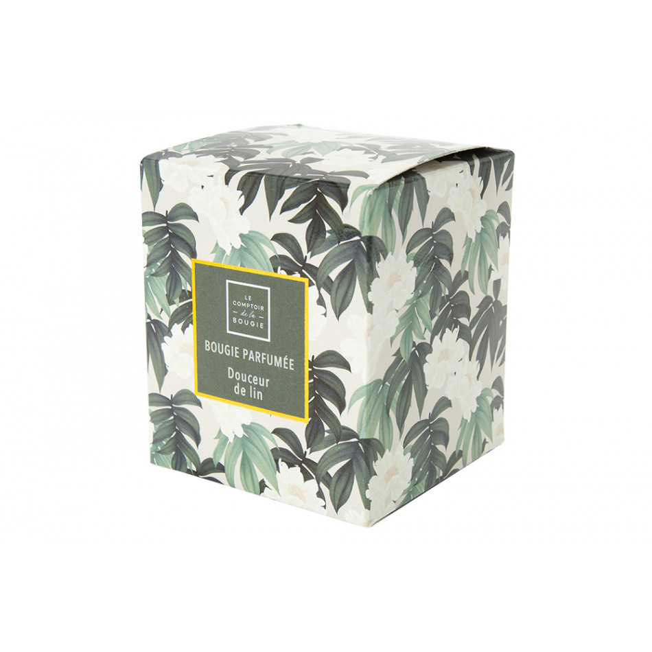 Scented candle Neda, linen 110g, 7x6.5x8cm