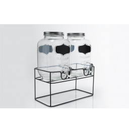 Dispenser and stand 2x 4 L