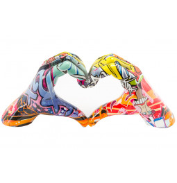 Deco Hands Street Art,  8x29x12cm 