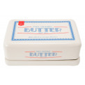 Sviesta trauks Butter, balts, 6.5x17.5x10.5cm