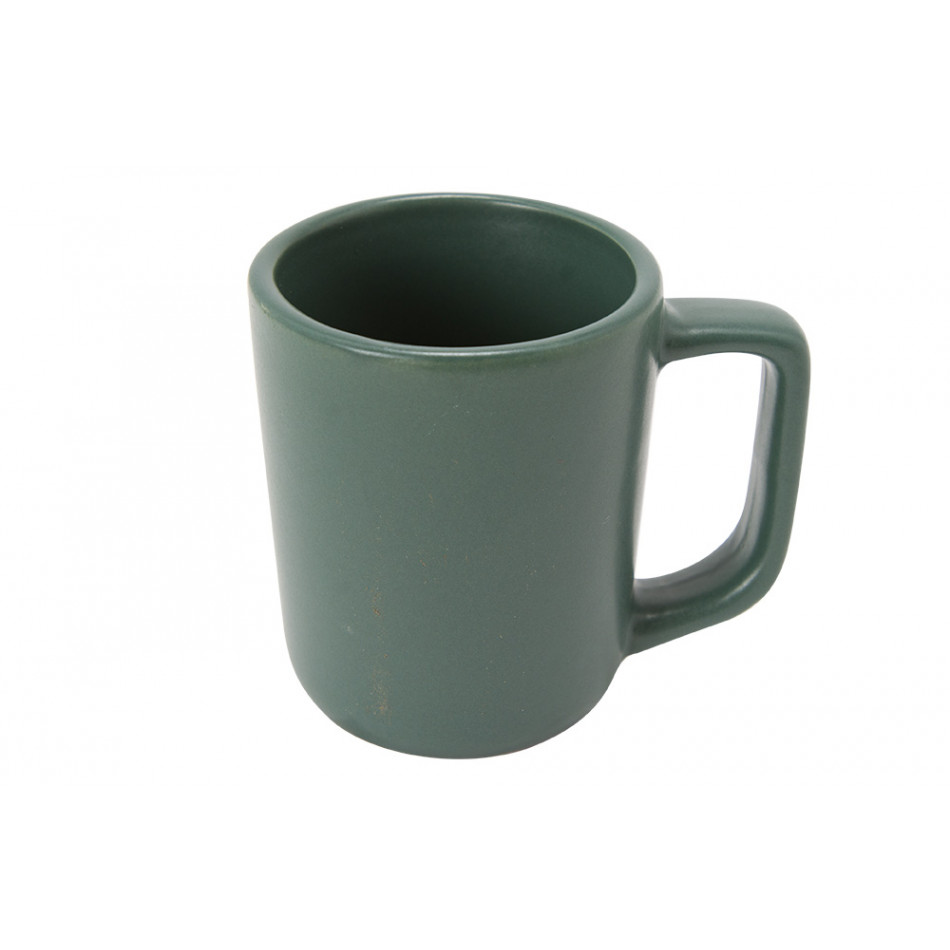 Espresso mug Fika, green, H6.5 x5cm