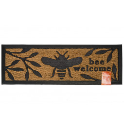 Bee printrubber doormat/cocos, 24.8x75.5x1.0cm