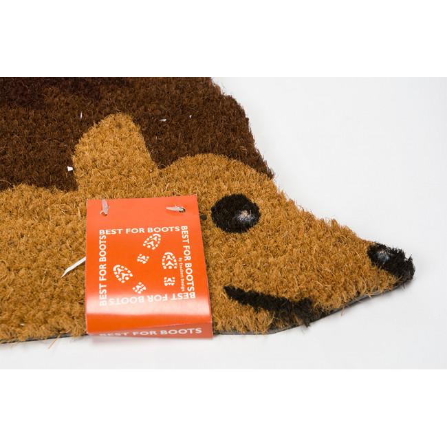 Coir doormat Hedgehog, 40.8x75x1.7cm