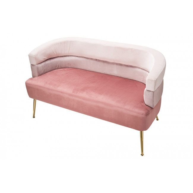 Кресло для отдыха Navelli double, розовое, 125x64x74cm, высота сиденья 40cm
