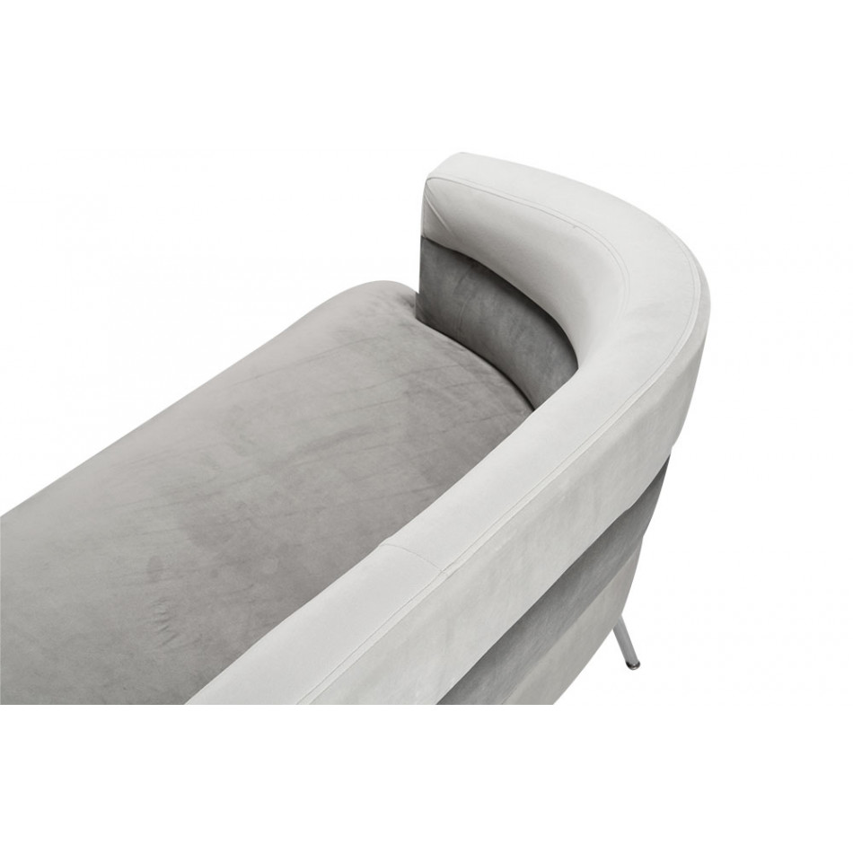 Кресло для отдыха Navelli double, цвет серый, 125x64x74cm, высота сиденья 40cm