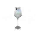 Red wine glass Simona grey, H25.5D8.5cm, 450ml