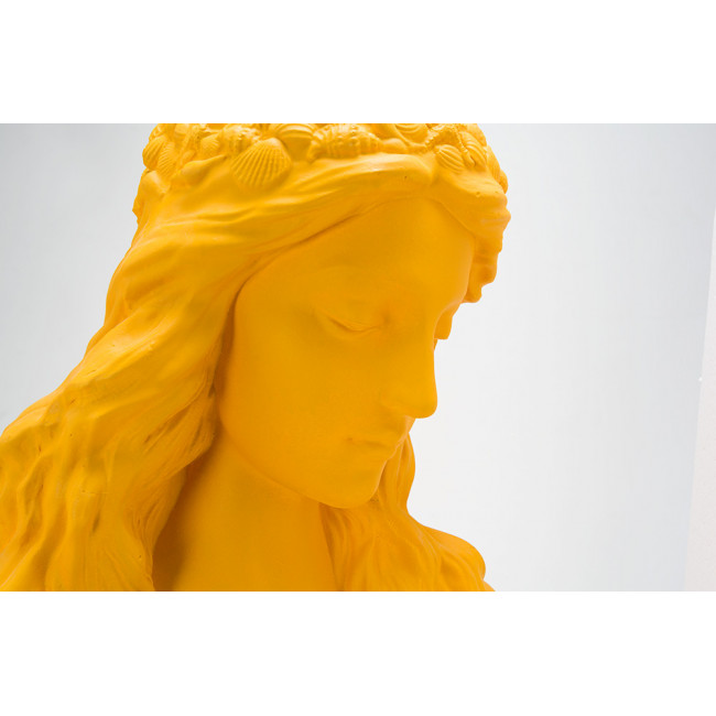 Dekoratīvs puķu pods Ladys Head, dzeltens, 48x33x57cm