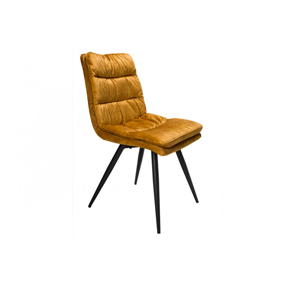 Pusdienu krēsls Arina, zelta, 45x84x47cm, sēdv.40cm