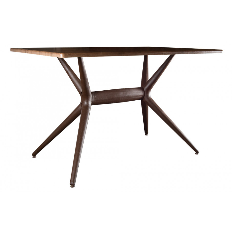 Table Elisa, palisander veener, 120x80xH75.7cm