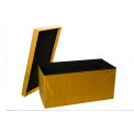 Box Liam, yellow, 76x38x38cm