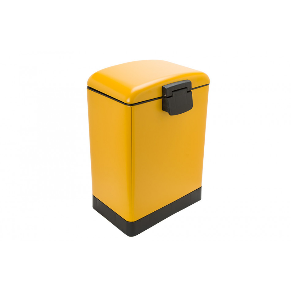 Garbage Ariane, yellow, metal, 6L, 32x23x23cm