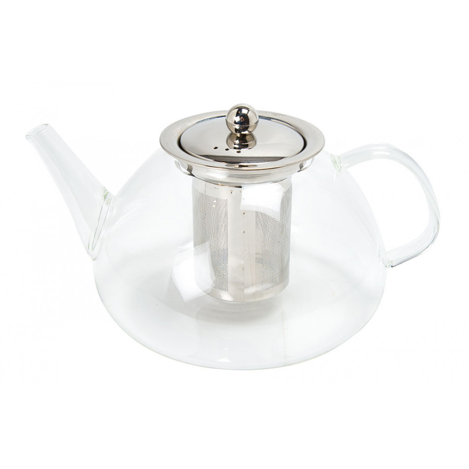 Teapot, glass, 1.3 l,  L24xW15.5xH13cm