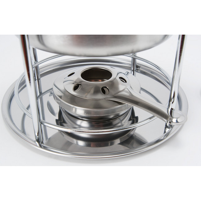 Fondue komplekts 6 pers. Inox, 19 x 17cm
