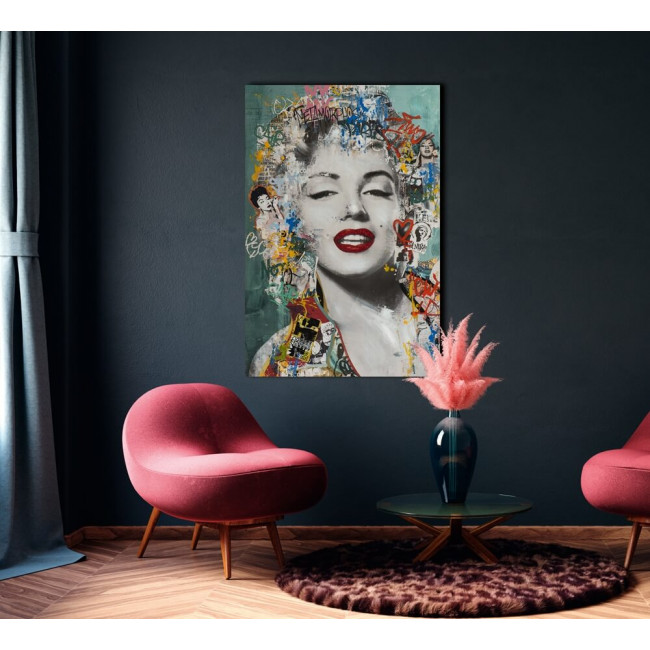 Picture Female movie star of the 50's, 80x120cm