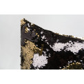Cushion Magic, black/golden, 40x40x5cm