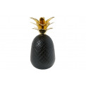 Dekoratīvs trauks Pineapple,  melns/zelta, 22cm