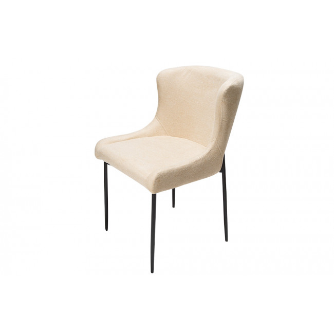 Pusdienu krēsls Glam, krēma, 64x81x51cm, sēdv.49cm