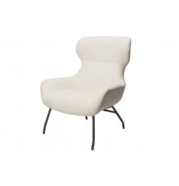Atpūtas krēsls Julian, balts 102 SD, 78x82x100cm
