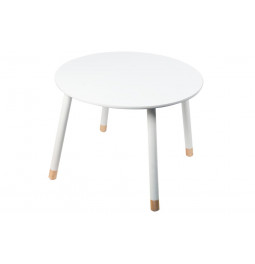 Table Sweet, white, D60cm