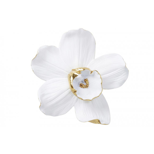 Sienas dekors Orchid, balts, 25x24x7cm