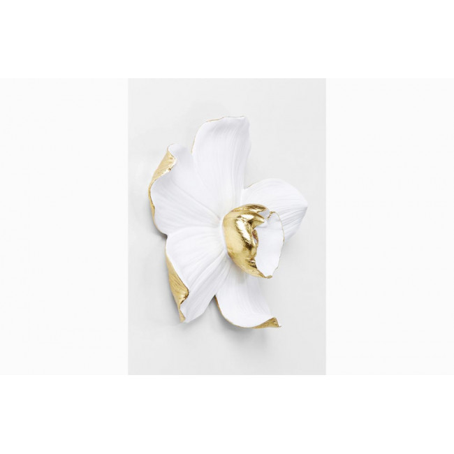 Sienas dekors Orchid, balts, 25x24x7cm