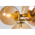 Griestu lampa Rohana Amber, E14 5x40W, H45-120cm