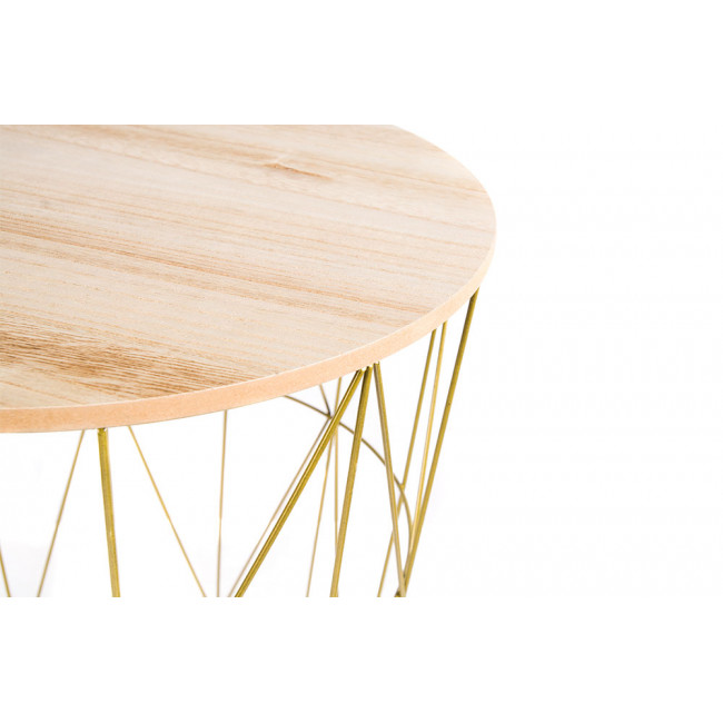 Table Kumi with tray, D40cm, H41cm