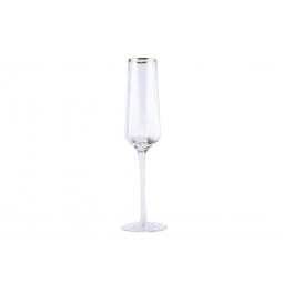 Champagne glass Bomond, gold, H25, D4-6 cm, 200ml