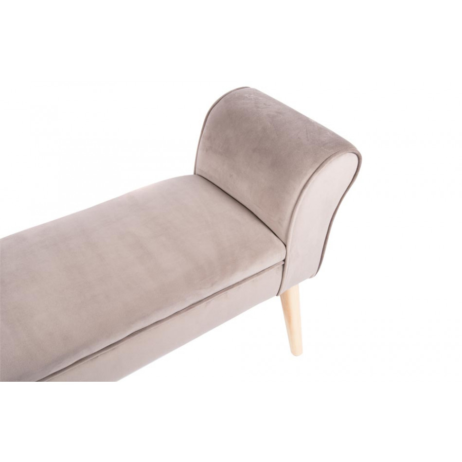 Stool Nate, grey, 100x30x54cm