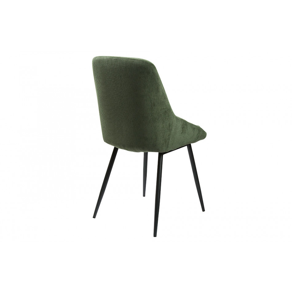 Dining chair Summer, green, 60x51x88cm, seat h-49cm