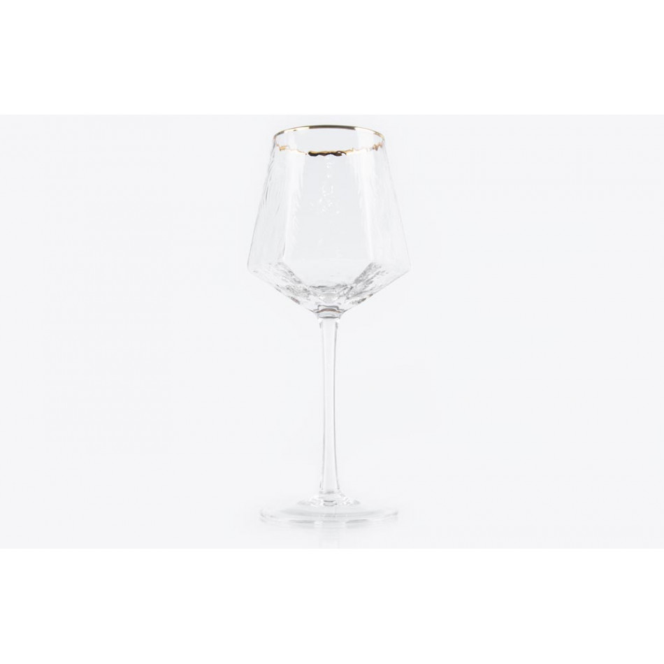 Red wine glass Bomond, gold, H22.5, D6.5-9 cm, 400ml