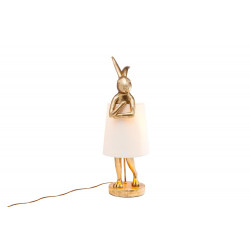 Table lamp Animal Rabbit, gold, E14 5W (max) 68x23x23cm